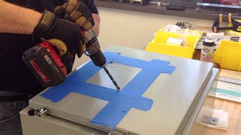 cut square hole in electrical enclosure|cutting squares from plastic project boxes.